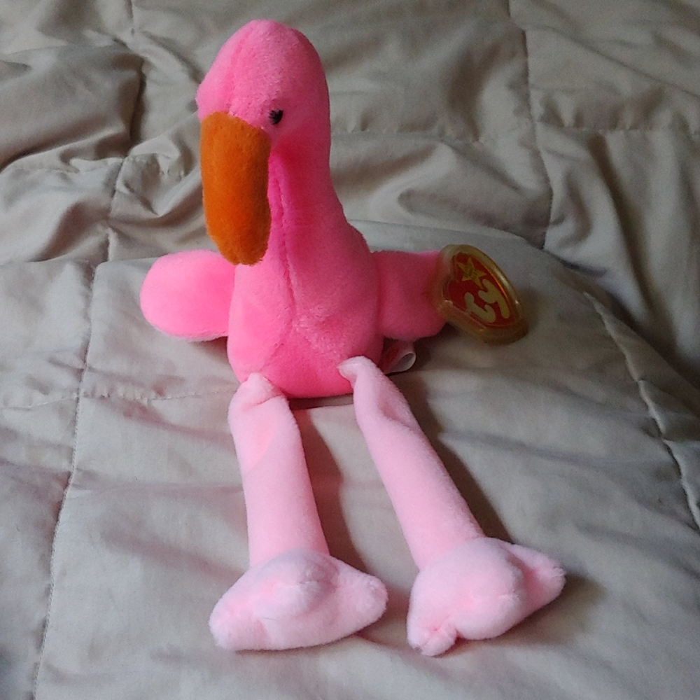 Pinky the Flamingo - Beanie Babies Collection